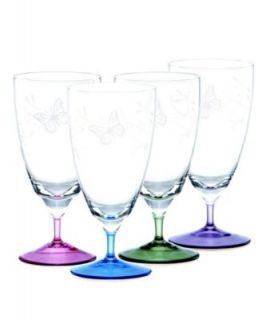 Lenox Glassware, Butterfly Meadow Sets of 4 Collection   Stemware