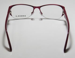 New Koali 7053K 52 15 125 Raspberry Half Rim Optical Eyeglasses