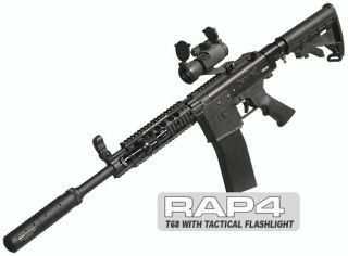 T68 Paintball Gun RAP4 Tactical Flashlight