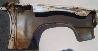 This is an original drivers side fender for a 1972 El Camino.