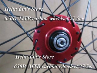 27 5ER MTB Carbon Wheelset 650B Mountain Carbon Wheelset 23mm Clincher