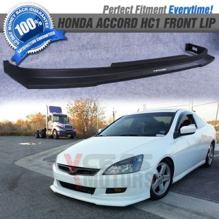 Fit 06 07 Honda Accord Coupe HC1 Style Front Bumper Lip Spoiler PP