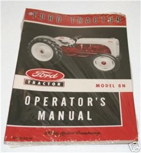 Ford 8N Owners Operators Manual