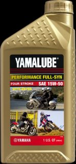 Full Case of 12 Quarts Yamalube Performance Full Syn 15W50 Synthetic