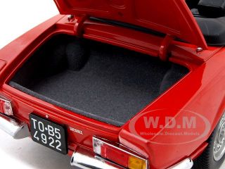 1970 Fiat Spider 124 bs1 Red 1 18 Platinum Ed Model