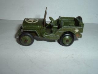 Dinky Toy 153A US Army Jeep Used Vintage See Photos