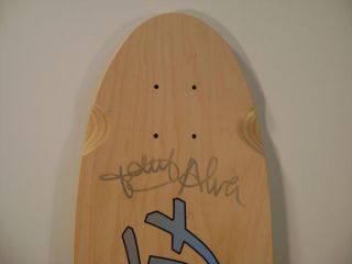 Alva Skates 1978 Tony Alva 8 5 w Slv Autographed Skateboard Deck Blue