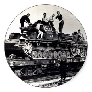 Photo Stickers on Ww2 German Tank Destroyer  Knocked Out Wwii Germany