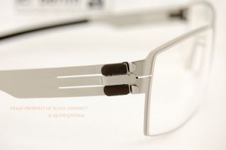 Brand New ic berlin Eyeglasses Frames Model nufenen large Color pearl