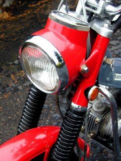 1970 Honda CT90 Ct Trail 90 Headlight Head Light Chrome Rim