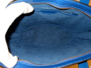 USED Louis Vuitton Epi Blue Saint Jacques Handbag M52275 Auth Free SH
