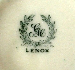 Set of 8 Antique Lenox China Sherbert Dessert Bowls Early 1896 1906