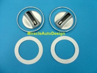 AC Switch Covers White Faces Chrome Rims for Mercedes Benz W210 E