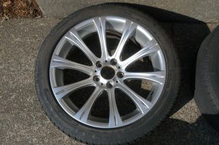 M5 OEM 19 OEM WHEELS STAGGERED WITH TIRES 525 530 550 545 Style 166