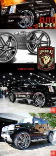 30 Diablo Elite Escalade GMC Rims Wheels and Tires