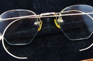 Marshwood 10K Gold Ful Vue Frames Antique Bifocal Spectacles Glasses