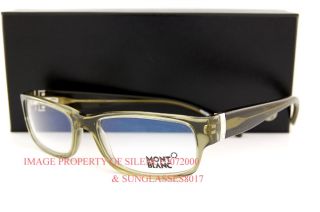 New Mont Blanc Eyeglasses Frames 210 769 Olive Men