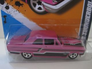 Hot Wheels Ford Thunderbolt  Pink Error 2012 Factory Master
