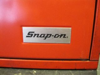 Used Snap on Side Cabinet Locker Tool Box 5 Drawers Red Lockable
