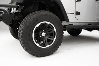 Jeep JK Wrangler 17x 9 Wheel Rim Black w Lip 07 10