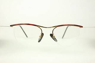 Half Rimless Eyeglasses Frame by Lino Veneziani A7