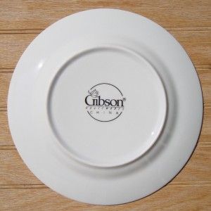 Gibson Christmas Radiance China Salad Dessert Plate