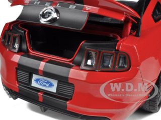 2013 Ford Shelby Mustang GT500 SVT Cobra Red Blk 1 18 Shelby