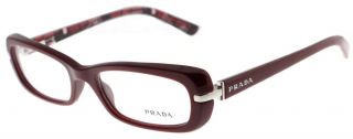 Prada VPR 13N ZXK 1O1 Burgundy VPR13N Designer Eyeglasses