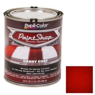 Dupli Color Paint Lacquer Translucent Candy Apple Red 1 Quart ea