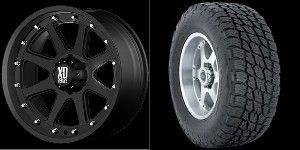 20 inch Wheels Rims Tires Black Chevy GMC Tahoe Yukon Suburban