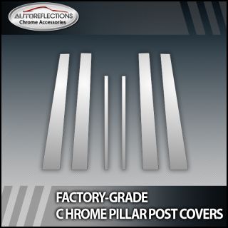 2010 2013 GMC Terrain 6pc Chrome Pillar Post Covers