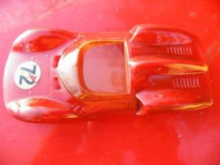 Vintage 60s Pactra Slot Car Ferrari 365P2 with Brass Tube Frame