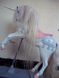 Vintage Magic Carousel Horse Unicorn Mythical Creature Fairground