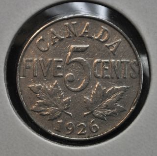 1926 Far 6 Canada 5 Cents F 12