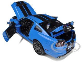 2013 Ford Shelby Mustang GT500 SVT Cobra Blue Blk 1 18 Shelby