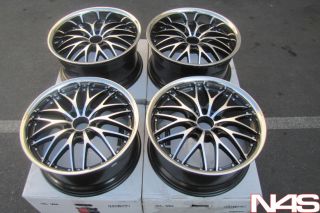 19 BMW E90 325 328 335 3 Series Roderick RW1 Concave Staggered Rims