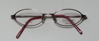 New Coach Aimee 402 49 17 135 Rose Titanium Vision Eyeglass Glasses