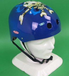 Helm für BMX Skater Inliner Freestyle Fahrrad S/M blau