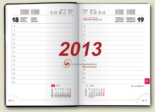 Buchkalender 2013 Kalender Impressionen 1Tag=1S. 10x14 Brunnen