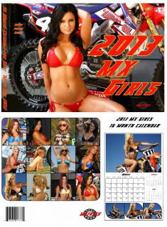 MX Girls Kalender 2013 mit Bonus Jahreskalender als Poster Motorrad