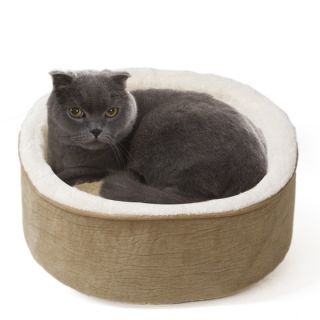 Faux Elephant Skin Kitty Kup in Tan   Traditional   Beds