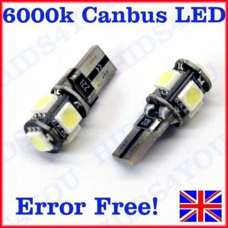 Ford Mondeo MK4 Canbus LED Number Plate Bulbs W5W T10 501 Error Free