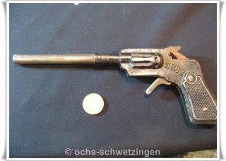 Spielzeugpistole Blech   Sidi 2   D.R.P.   Länge ca. 24 cm ( NO.5