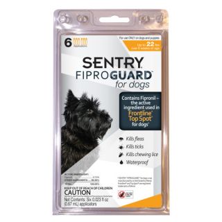 SENTRY FiproGuard Flea & Tick Squeeze On Treatment for Dogs   Summer PETssentials   Dog