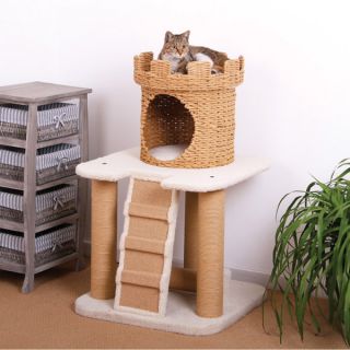 Boutique Cat PetPals Eco Friendly Sand Castle Cat Condo