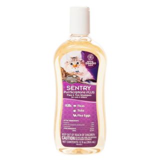 Sentry PurrScriptions Flea & Tick Shampoo for Cats   Grooming   Cat
