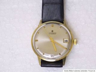 Uhr mit Datum   585 GOLD 14K  17 Jewels   vom 1968 Ruhrkohle AG