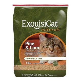 ExquisiCat Naturals Fragrance Free Pine & Corn Cat Litter   Sale   Cat