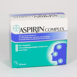 ASPIRIN COMPLEX BEUTEL 20 St +mc apo+