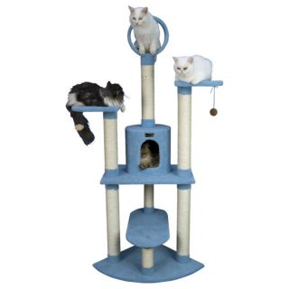 Armarkat Cat Tree Pet Furniture Condo Towers & Scratchers   Sky Blue